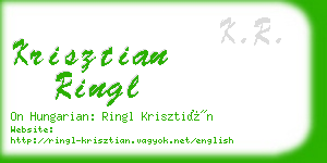 krisztian ringl business card